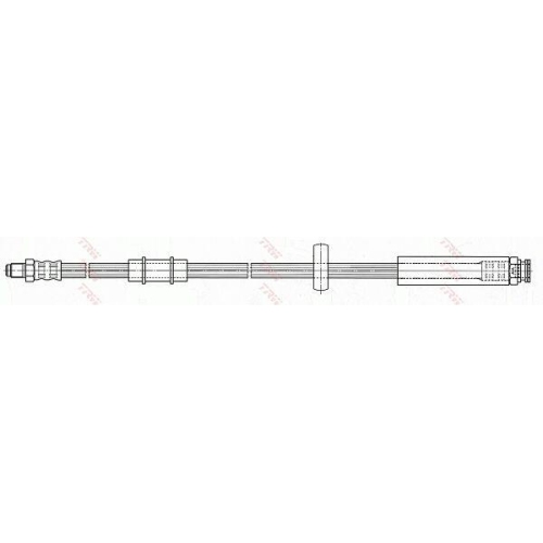 Furtun frana Citroen Jumper (230L), Fiat Ducato (230), Peugeot Boxer (230L), punte fata, Stanga=Dreapta, TRW