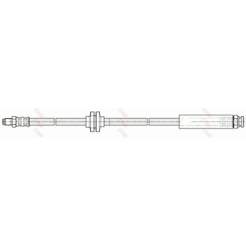 Furtun frana Audi A1, Citroen Nemo, Fiat Fiorino, Grande Punto, Linea, Punto Evo, Qubo; Opel Corsa D; Peugeot Bipper; Seat Ibiza IV; Skoda Fabia III; VW Polo V, punte spate, Stanga, TRW