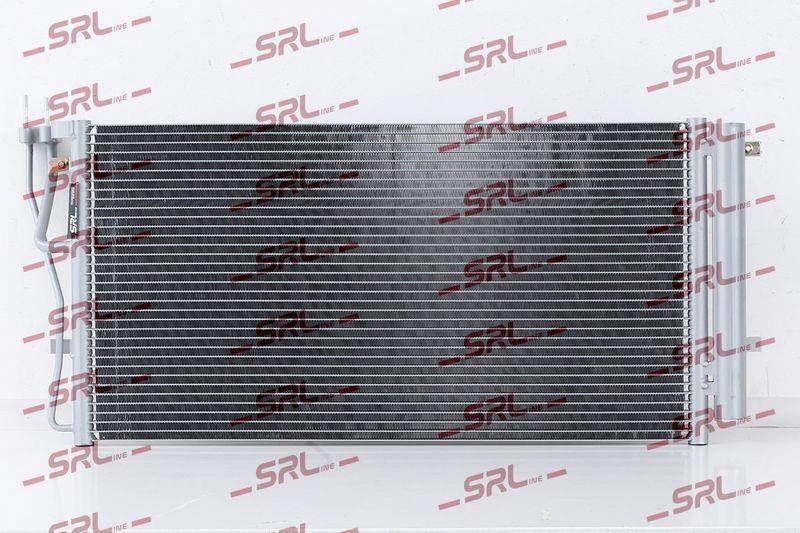 Condensator climatizare AC Kia Carens 06-13, motor: 1.6, 2.0, Condensator cu uscator integrat , 695(650)x345x17, SRLine, miez si rezervor din aluminiu brazat, 976061D100; 976061D110