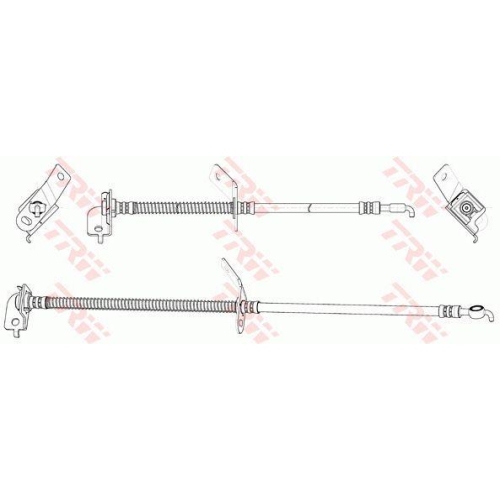 Furtun frana Hyundai I30 (Fd) 10.07-07.12, I30 Estate (Fd) 10.07-06.12; Kia Ceed (Ed) 12.06-12.12, Pro Ceed (Ed) 02.08-02.13, Fata, Stanga, TRW
