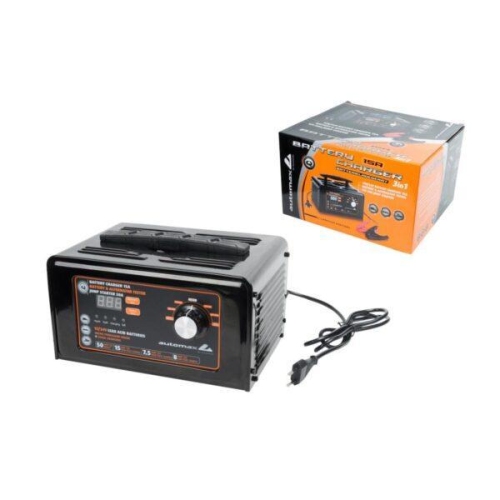 Incarcator acumulator auto Automax 3 in 1 (incarcator 12V 8A-15A, 24V 4A-7.5A, tester baterie si alternator, starter 12V 50A)