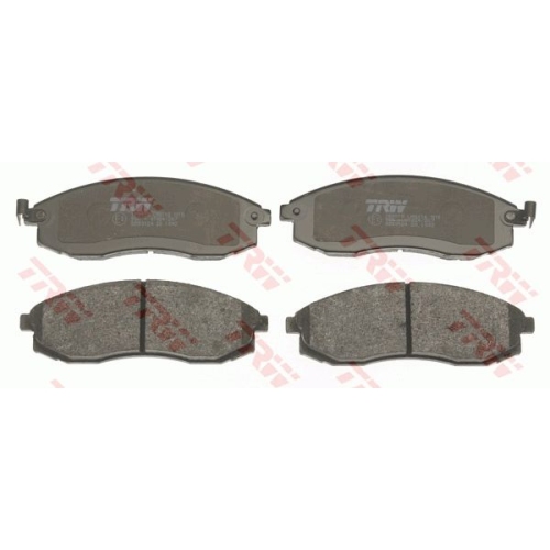 Set placute frana Mitsubishi L200 (K7 T, K6 T), 01.1996-12.2011; Nissan Maxima / Maxima Qx 4 (A32), 03.1994-08.2000, Maxima / Maxima Qx 4 Estate (A32), 10.1997-12.2000, parte montare Fata, TRW GDB3124
