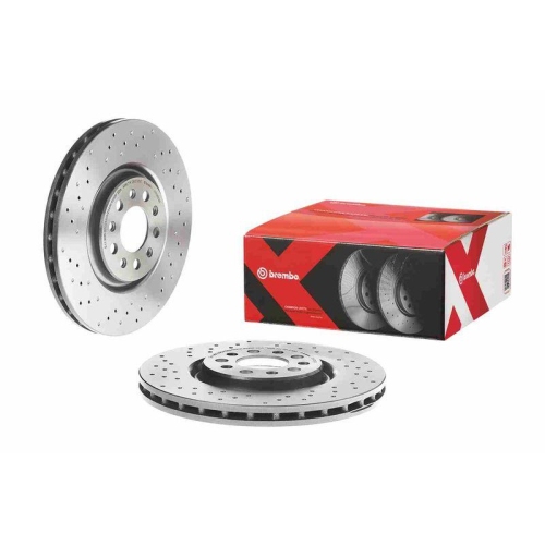 Set disc frana Alfa Romeo 159 (939) 06.05-12.12, 159 Sportwagon (939) 06.05-12.12, Brera (939) 01.06-05.11, Giulietta (940) 04.10-12.20, Giulietta Box / Liftback (940) 04.11-12.20, Spider (939) 03.06-03.11, Fata, 330X28mm, ventilat, BREMBO