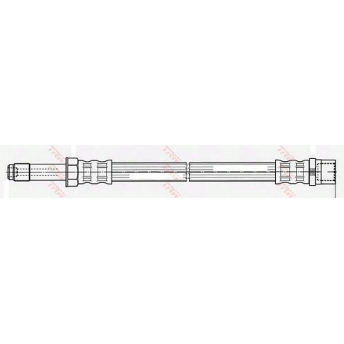 Furtun frana Mercedes Sprinter 3.5-T (B906), Sprinter 3-T (B903), Sprinter 4-T (B904), Sprinter 5-T (B906); VW Crafter 30-35 (2E), Crafter 30-50 (2E), punte fata, Stanga=Dreapta, TRW