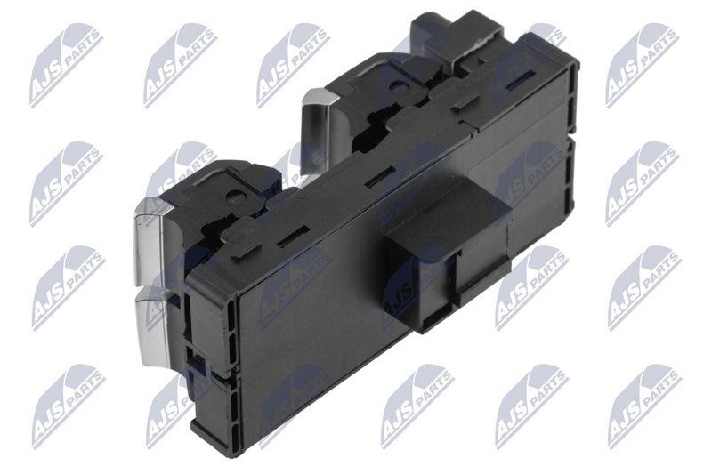 Comutator macara geam Audi A4 2016-, A5 2017-, Q5 2017-, Q7 2016-, Rs4 2018-, Rs5 2018-; cromat; 4M0959851B; NTY, aftermarket