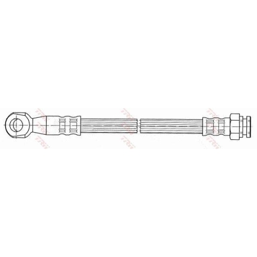 Furtun frana Skoda 105,120 (742) 08.76-12.90, 105,120 (744) 02.83-12.90, 130 Saloon 02.85-10.91, Favorit (781) 05.89-09.94, Favorit Forman (785) 06.88-06.95, Rapid (120g 130g 135g) 02.83-10.91, Spate, Stanga=Dreapta, TRW