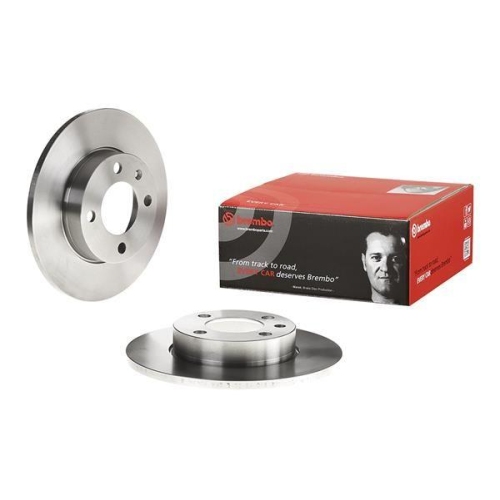Set discuri frana Audi: 80 B1 (80), 80 B2 (811); Seat: Cordoba (6k1), Ibiza 2 (6k1); VW: Derby (86c), Golf 1 (17), Golf 2 (19e), Jetta 1 (16), Passat B1 (32), Passat B2 (32b), Passat B3/B4 (3a2), Polo (86c)., Fata, 239x10, plin, BREMBO