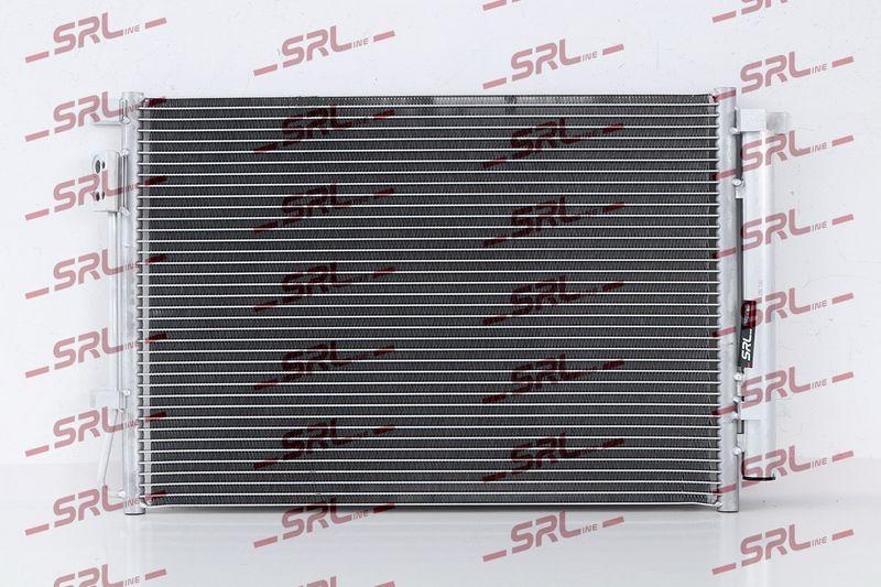 Condensator climatizare AC Kia Rio 16-, motor: 1.4, 1.6, Condensator cu uscator integrat , 555(520)x376x16, SRLine, miez si rezervor din aluminiu brazat, 97606-H9100