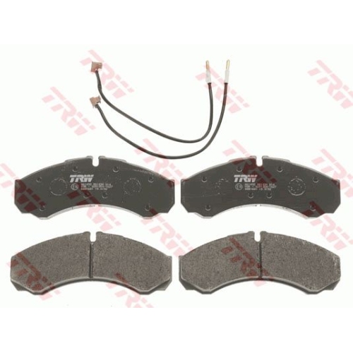 Set placute frana Trw GDB1609, parte montare : Punte fata/ Punte spate