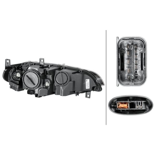 Far Bmw X5 (E70), 10.2006-11.2013, Pachet M, X6 (E71), 01.2008-12.2013; partea Stanga, bi-xenon; cu lumina de zi; D1S+H8+PSY24W; electric; fara bec descarcare; fara ballast; cu motor, HELLA
