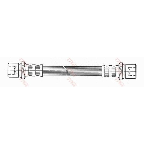Furtun frana Subaru Legacy 3 (Be) 10.98-08.03, Legacy 3 Estate (Bh) 10.98-08.03, Legacy 4 (Bl) 09.03-12.15, Legacy 4 Estate (Bp) 09.03-12.09, Outback (Bl Bp) 09.03-06.10, Spate, Stanga, TRW