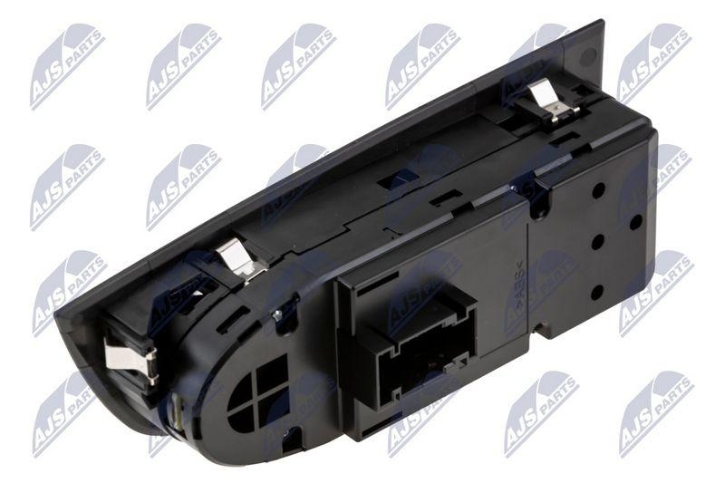 Comutator macara geam BMW Seria 3 (E90 / E91) 2004-; vehicule fara functie de rabatare a oglinzii; 61319217328; NTY, aftermarket