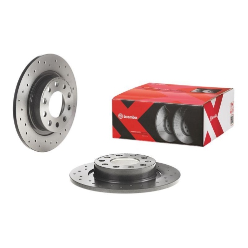 Set disc frana Alfa Romeo Giulietta (940) 04.10-12.20, Giulietta Box / Liftback (940) 04.11-12.20, Spate, 264X10mm, plin, BREMBO
