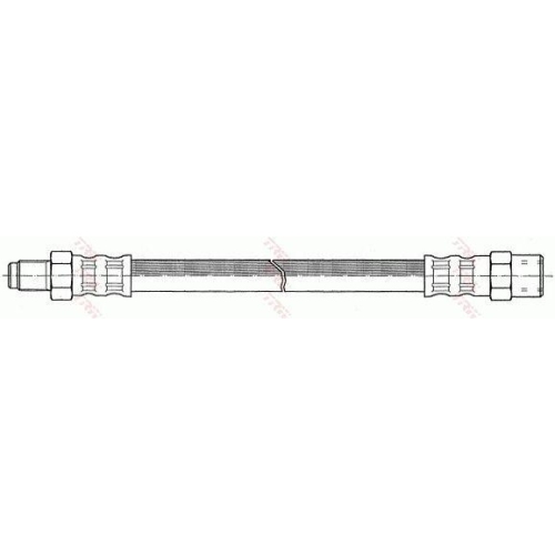 Furtun frana Volvo 440 (445) 08.88-12.96, 460 (464) 09.88-12.96, 480 (482) 04.86-07.96, Spate, Stanga=Dreapta, TRW