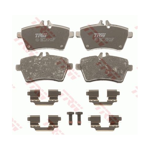 Placute frana Mercedes Clasa A (W169), 09.2004-06.2012, Motorizare 1.5, TRW