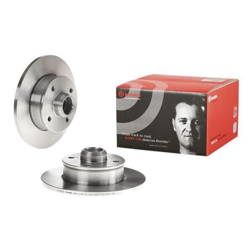 Set discuri frana Seat: Cordoba (6k1), Ibiza 2 (6k1), Toledo 1 (1l2); VW: Golf 2 (19e), Golf 3 (1h1), Jetta 1 (16), Jetta 2 (19e), Passat B2 (32b), Passat B3/B4 (3a2), Polo 3 (6n1), Vento (1h2)., Spate, 226x10, plin, BREMBO