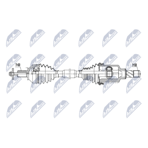 Planetara Smart Fortwo, Forfour 2014-, Renault Twingo 3 2014-, Spate, Dreapta, CV Automata, A4533506300