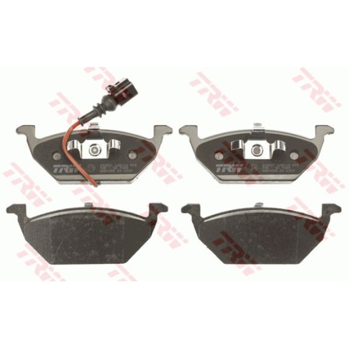 Set placute frana Trw GDB1658, parte montare : Punte fata