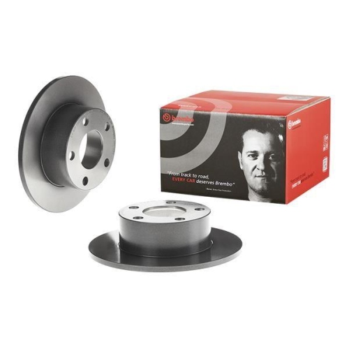 Set disc frana Audi 100 C4 12.90-11.94, A6 C4 06.94-10.97, A6 C5 (4b2) 01.97-12.05, A6 C5 Avant (4b5) 11.97-01.05; Skoda Superb I (3u4) 12.01-03.08; Vw Passat B5 (3b2) 08.96-12.01, Passat B5.5 (3b3) 10.00-12.05, Spate, 245X10mm, plin, BREMBO