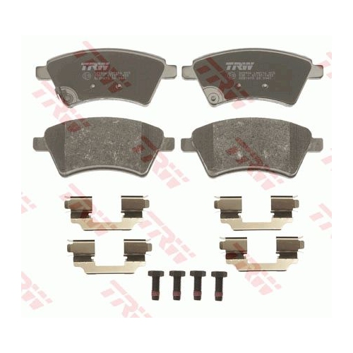 Placute frana Fiat Sedici, 06.2006-10.2014, Suzuki Sx4 (Ey, Gy), 06.2006-, Motorizare 1.9/ 1.6 16v, TRW