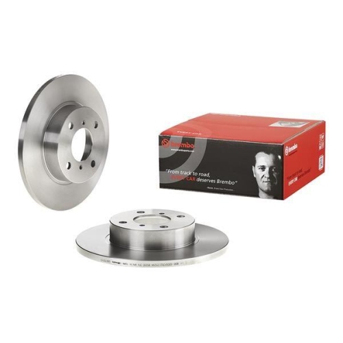 Set discuri frana Opel Agila (A) (H00); Suzuki Wagon R+ Liftback (Mm), 1.0 (F68), 1.0 12V (F68), 1.2 16V (F68), 1.2 16V Twinport (F68), 1.3 CDTI (F68), 1.0 (RB310), 1.3 (RB 413), 1.3 4WD (RB 413), 1.3 DDiS (RB 413D), Fata, 247x12, plin, BREMBO