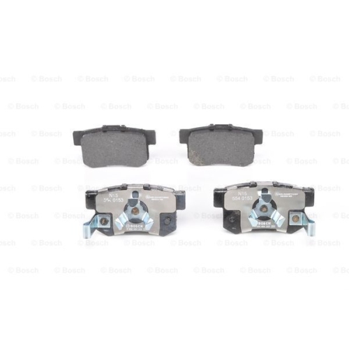 Set placute frana Bosch 0986494233, parte montare : Punte Spate