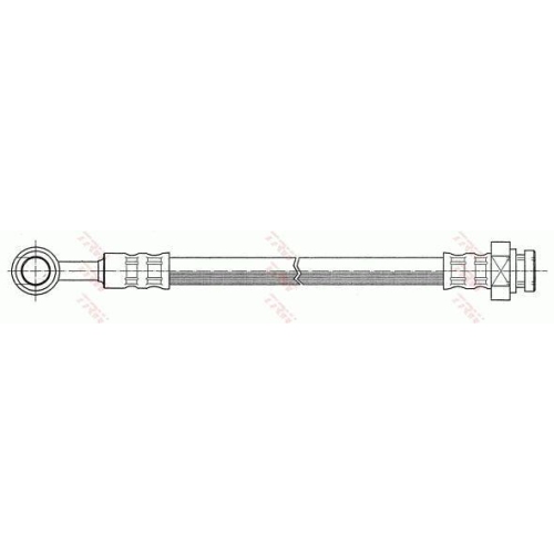 Furtun frana Suzuki Samurai Closed Off-Road Vehicle (Sj ), Sj410 Convertible (Os), Sj410, punte fata, Stanga=Dreapta, TRW
