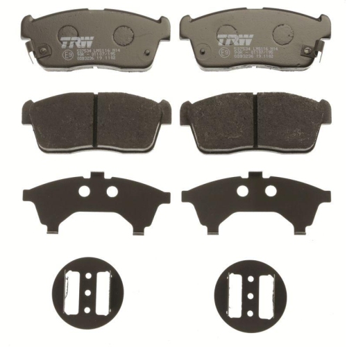 Placute frana Daihatsu Sirion (M3) 01.05-, Yrv (M2) 02.01-; Nissan Pixo (Ua0) 03.09-; Suzuki Carry Box (Fd) 02.99-, Carry (Fd Da5 T Da6 T) 02.99-, Ignis I (Fh) 10.00-12.05, Fata, TRW