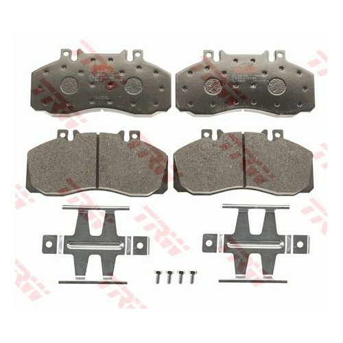 Set placute frana Trw GDB1695, parte montare : Punte spate