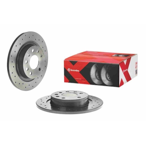 Set discuri frana Cadillac Bls Wagon, Bls; Opel Signum Liftback (Z03), Vectra C (Z02), Vectra C Estate (Z02), Vectra C Gts (Z02); Saab 9-3 (Ys3f, 9-3 Convertible (Ys3f), 9-3 Estate (E50), 9-3x (Ys3), Spate, 278x12, plin perforat, BREMBO