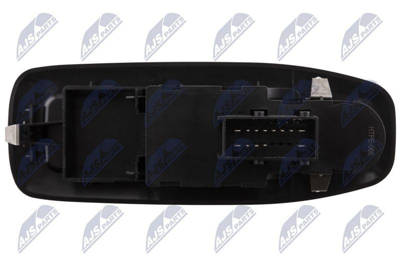 Comutator macara geam Peugeot 2008 2013-, 208 2013-; cu functie rabatare oglinzi; 96751129ZD; NTY, aftermarket