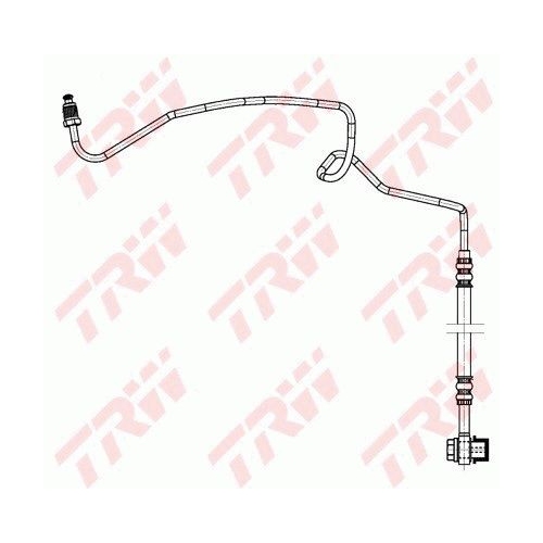Furtun frana Trw PHD941, parte montare : Punte spate, Stanga, spre exterior
