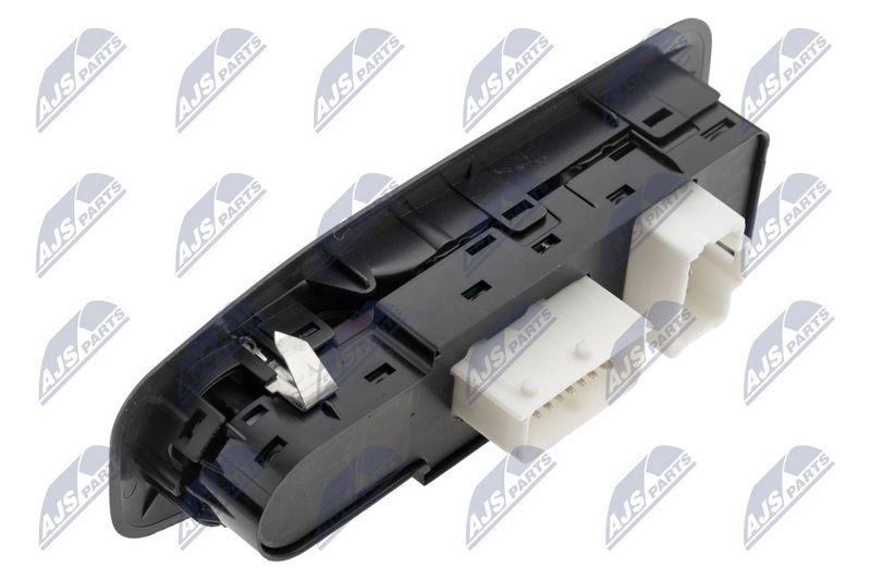 Comutator macara geam Peugeot 208 2012-, 2008 2013-, Citroen C3 2013-; 16+8 pini; 98007436ZD; NTY, aftermarket