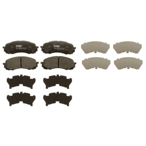 Placute frana Subaru Impreza Estate (Gg) 10.00-12.08, Impreza Liftback (Gr Gh G3) 03.07-05.14, Impreza Saloon (Gd) 09.99-06.09, Impreza Saloon (Ge Gv) 01.07-, Fata, TRW