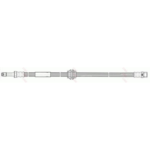 Furtun frana Trw PHB555, parte montare : Punte fata, Stanga/ Dreapta