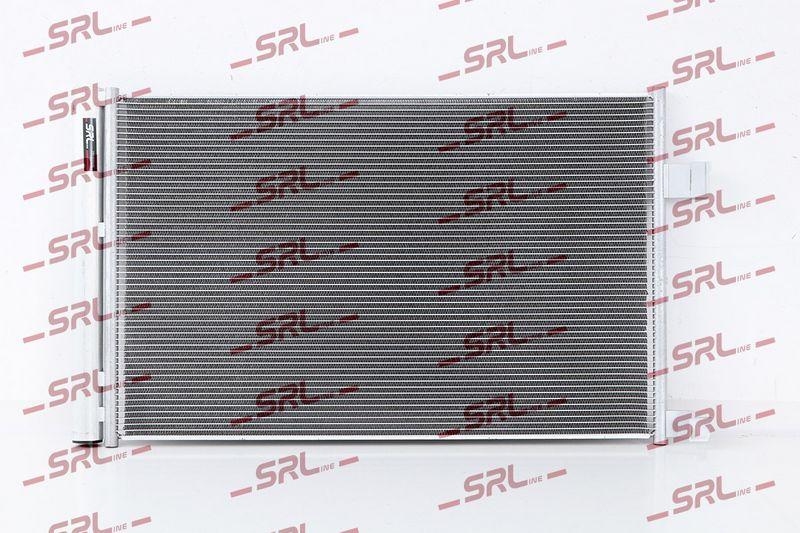 Condensator climatizare AC Land Rover Range Rover Velar 17-, motor: D180, D200, D240, D275, D300, P250, P300, P340, P380, P400e, P550, Condensator cu uscator integrat , 640(608)x400x12, SRLine, brazat, GX7319710BC; GX7319710BD