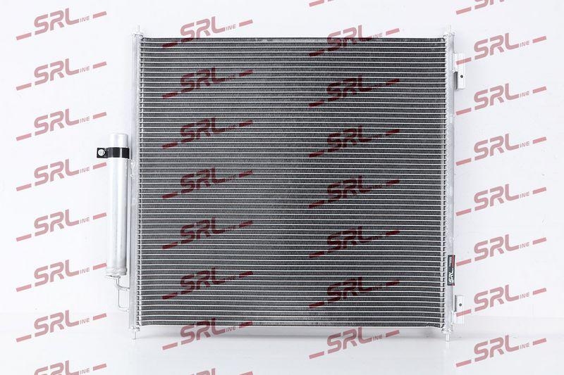 Condensator climatizare AC Land Rover Range Rover Sport 13-, Range Rover 12-, motor: 3.0 SDV6, 3.0 SDV6 Hybrid, 3.0 V6 Supercharged, 4.4 SDV8, 5.0 V8 Supercharged, Condensator cu filtru uscator , 640(595)x570x16, SRLine, brazat, LR034503; LR035791