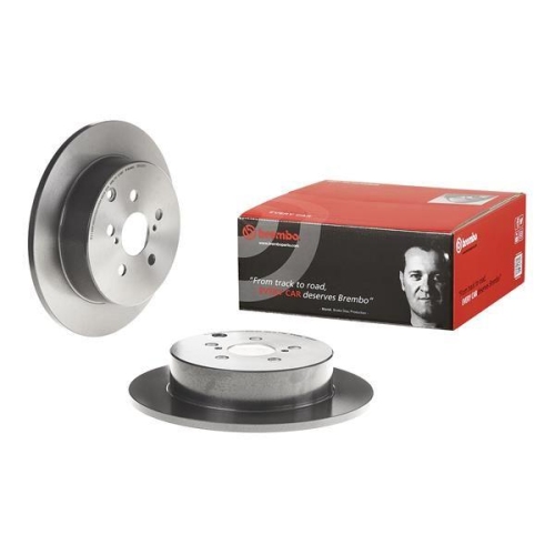 Set discuri frana Toyota Avensis ( T25 ), Avensis Estate ( T25 ), Avensis Sedan ( T25 ), 1.6 VVT-i (ZZT250_), 1.8 VVT-i (ZZT251_), 2.0 D-4D (ADT250_), 2.0 D-4D (CDT250_), 2.0 VVT-i (AZT250_), 2.4 VVT-i (AZT251_), Spate, 280x10, plin, BREMBO