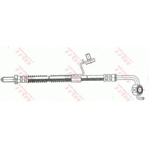 Furtun frana Ford Escort 5 (AAL), Escort 6 (GAL), Orion 3 (GAL), punte fata, Dreapta, TRW