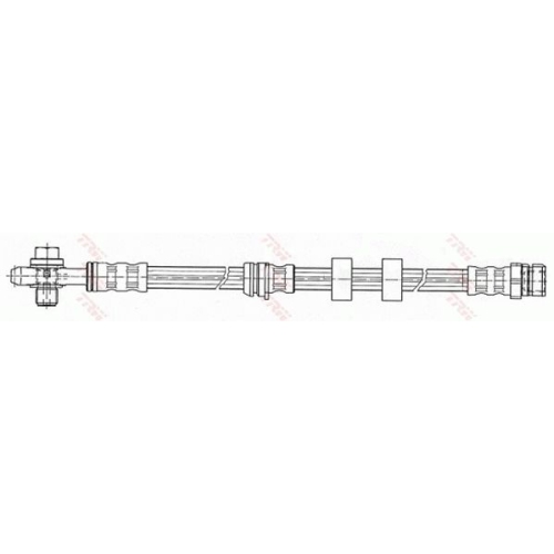 Furtun frana Trw PHD503, parte montare : Punte fata, Stanga/ Dreapta