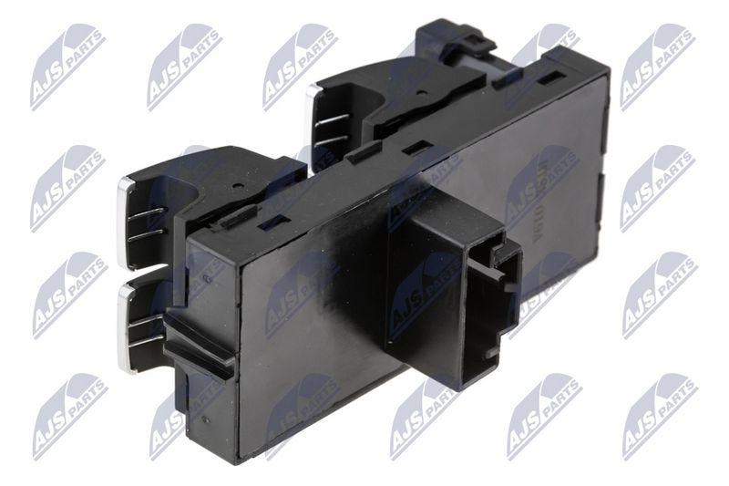 Comutator macara geam Skoda Octavia 2013-; cromat; 5E0959857; NTY, aftermarket