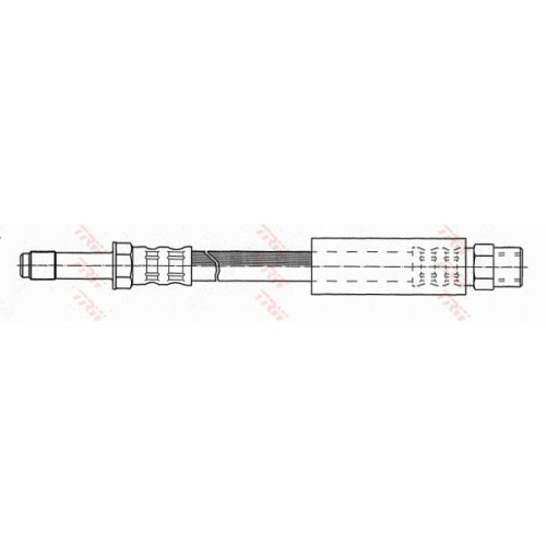 Furtun frana Trw PHB348, parte montare : Punte spate, Stanga/ Dreapta