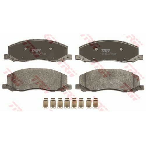 Set placute frana Trw GDB1781, parte montare : Punte fata