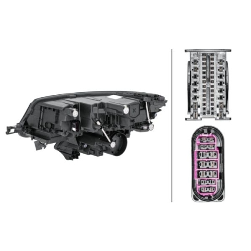 Far Skoda Kodiaq, 10.2016-, partea Dreapta, LED; electric; fara unitate control LED, HELLA