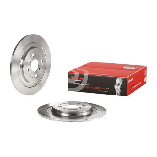 Set discuri frana Toyota Yaris ( P13 ), Yaris ( P9 ), Yaris Box / Liftback ( P13 ), punte spate, 278x9, plin, BREMBO