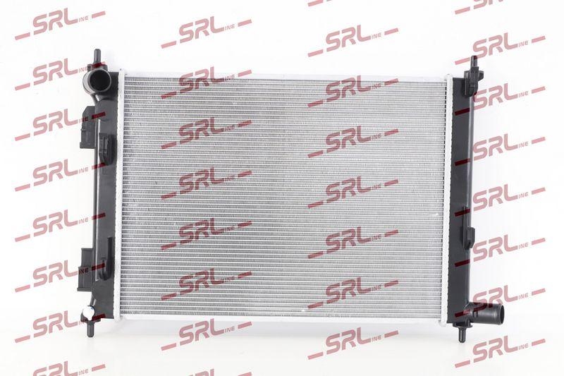 Radiator Kia Rio 16-, Stonic 17-, motor: 1.2, 1.4, 500x369x16, SRLine, Aluminiu/ Plastic brazat, 25310H8000; 25310H8090