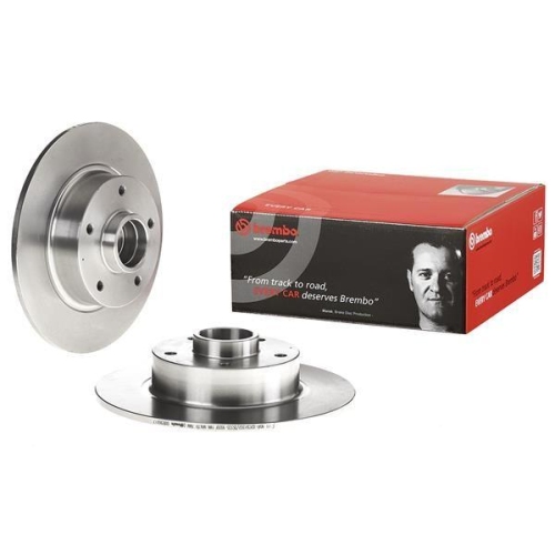 Set discuri frana Renault Fluence (L3 ), Megane Cc (Ez0/1 ), Megane 3 Coupe (Dz0/1 ), Megane 3 Grandtour (Kz0/1), Megane 3 Hatchback Van (Bz ), Megane 3 Liftback (Bz0/1 , punte spate, 260x8, plin, BREMBO