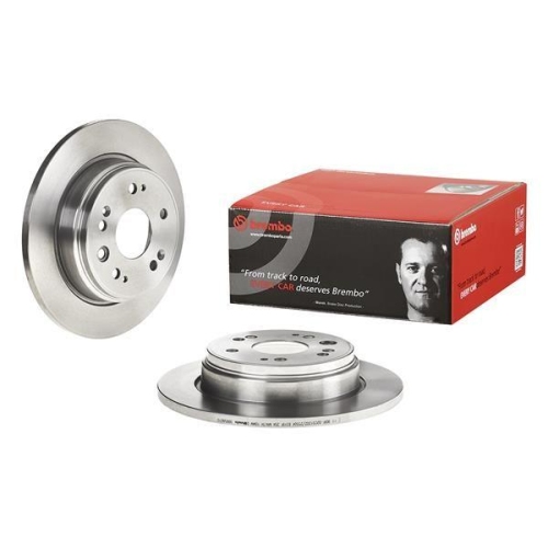 Set discuri frana Honda Fr-V (Be), Stream (Rn), 1.7 (BE1), 1.8 (BE1), 2.0 (BE3), 2.2 1 CTDi (BE5), 1.7 16V (RN1), 2.0 16V (RN3), punte spate, 282x12, plin, BREMBO