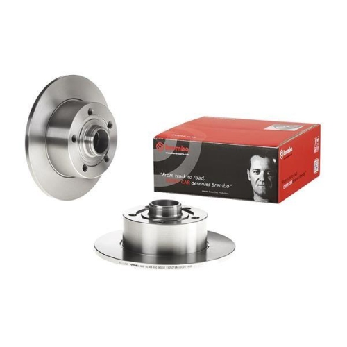 Set disc frana Audi A4 B5 (8d2) 11.94-12.01, Spate, 245X10mm, plin, BREMBO