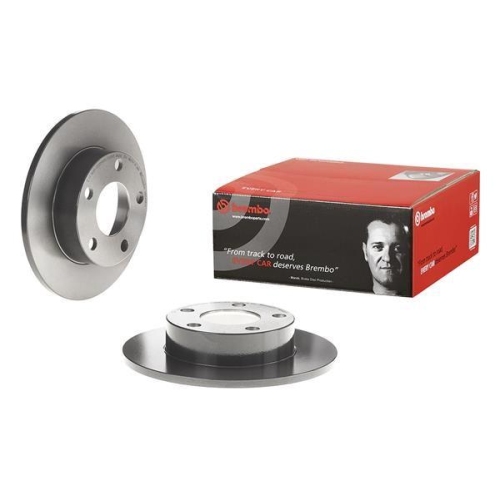 Set disc frana Audi A4 B5 (8d2) 11.94-12.01; Vw Passat B5 (3b2) 08.96-12.01, Passat B5.5 (3b3) 10.00-12.05, Spate, 245X10mm, plin, BREMBO